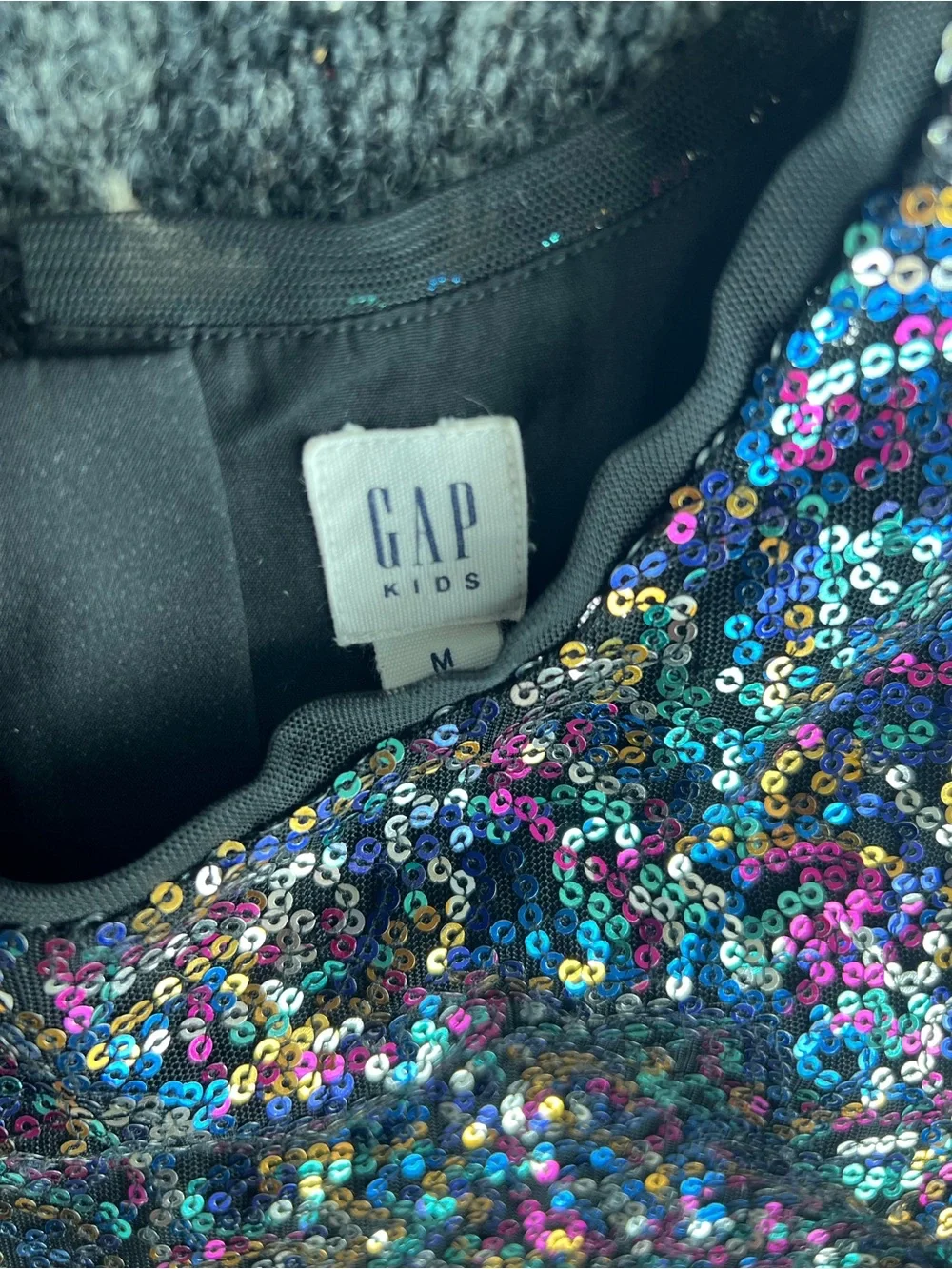 Gap Kids Multicolor Sequin Dress- size Medium